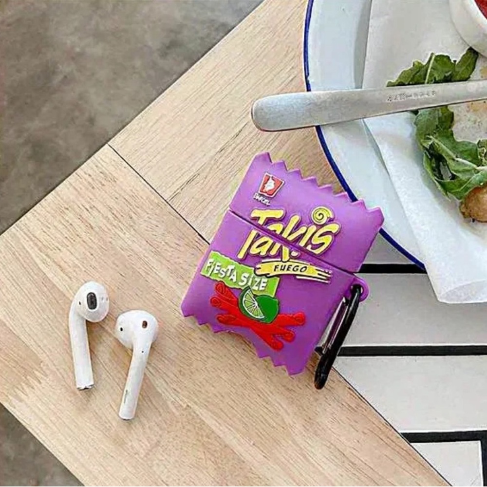 Takis‎ Potato Chips Airpods Case cover for 1 or 2 Generation Silicone earphone*